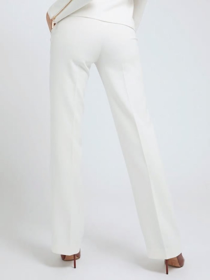 Pantalones Guess Marciano Pants Button Mujer Blancos | SE-203267