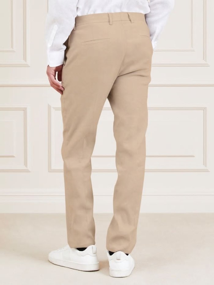 Pantalones Guess Marciano Regular Fit Hombre Beige | SE-779307