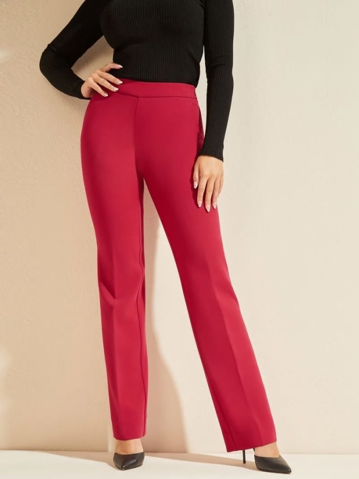 Pantalones Guess Marciano Sally Mujer Rojos | SE-149536