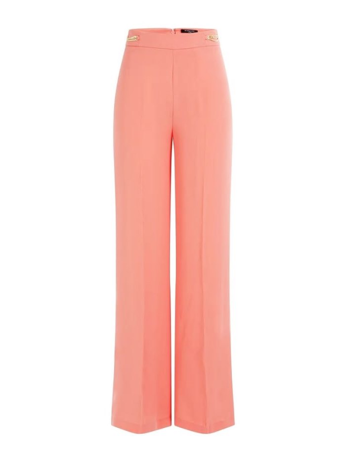 Pantalones Guess Marciano Wide Leg Mujer Coral Claro | SE-850520