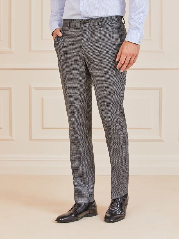 Pantalones Guess Marciano Wool Blend Hombre Negros | SE-909423