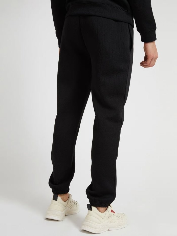 Pantalones Guess Micro Punched Hombre Negros | SE-463347