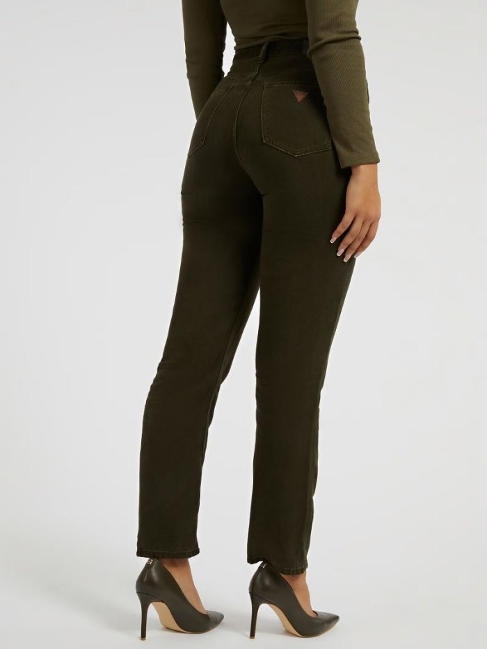 Pantalones Guess Relaxed Fit Mujer Verdes | SE-706932