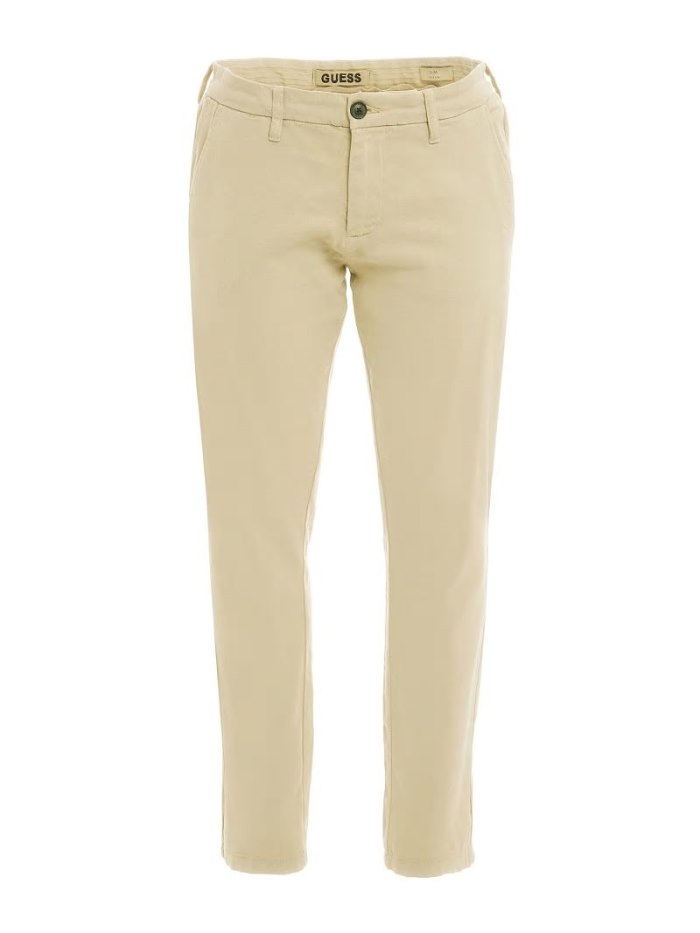 Pantalones Guess Slim Fit Chino Hombre Marrom | SE-735992