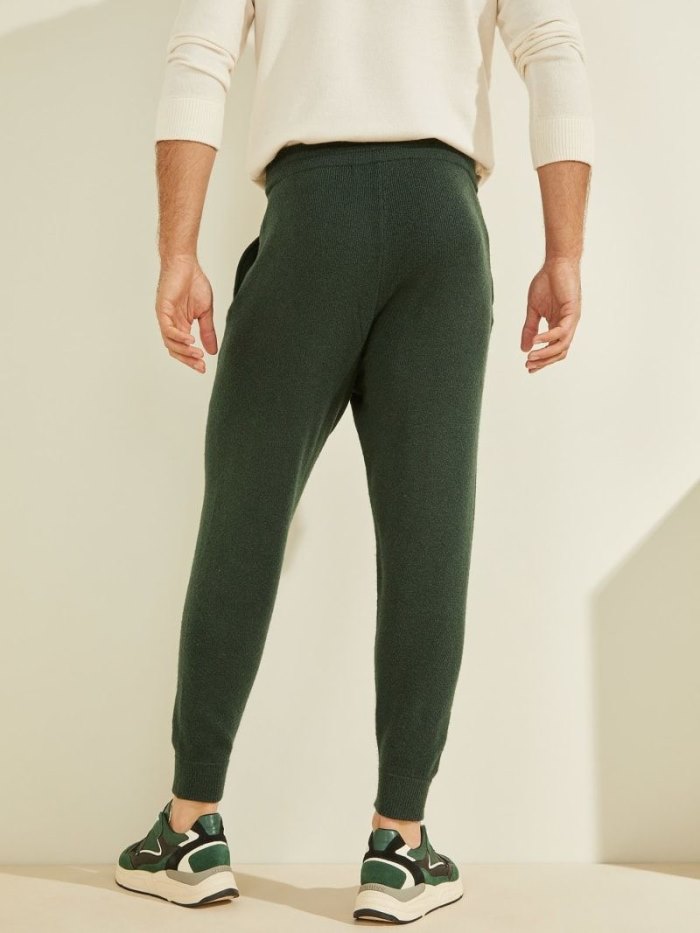 Pantalones Guess Wool Blend Hombre Verdes | SE-543461