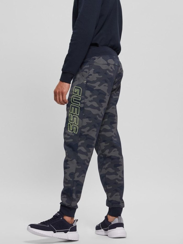 Pantalones Jogger Guess All Over Camouflage Print Jogger Pant Hombre Grises | SE-639330