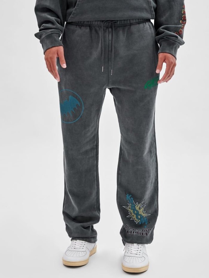 Pantalones Jogger Guess Batman Print Jogger Pant Hombre Negros | SE-326056