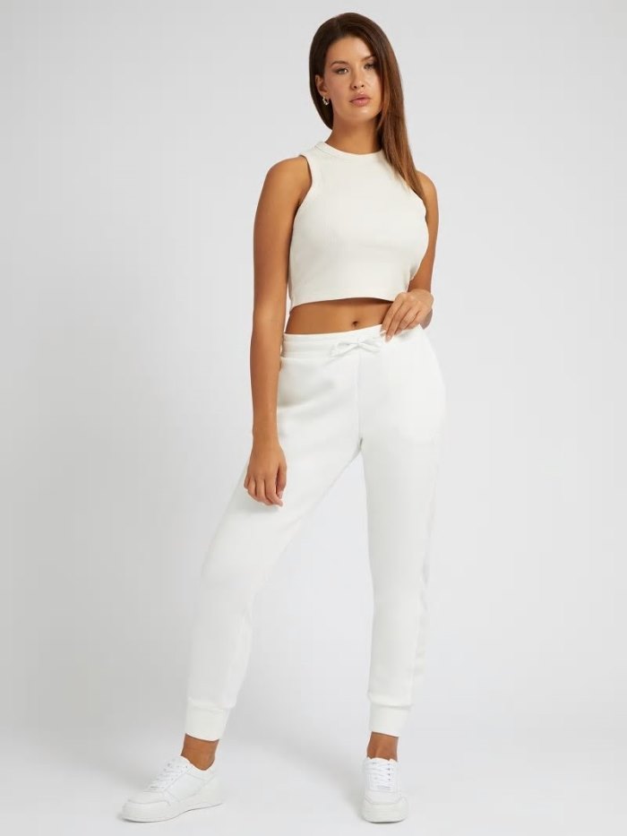 Pantalones Jogger Guess Jogger Pant Mujer Blancos | SE-108740