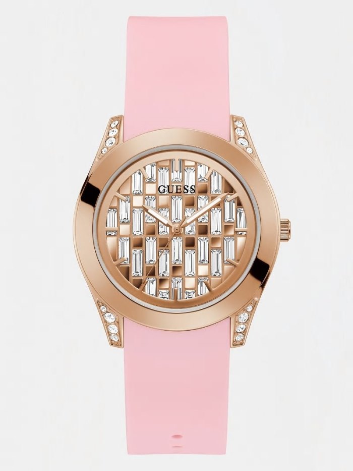 Relojes Guess Crystal Analogue Mujer Rosas Dorados | SE-550971