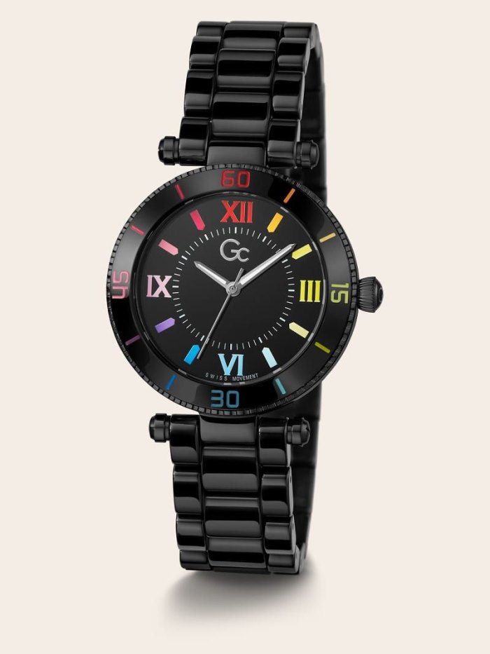 Relojes Guess GC Ceramic Analogue Mujer Negros | SE-530499