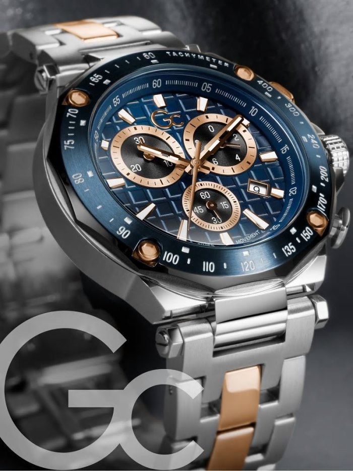 Relojes Guess GC Steel Chronograph Hombre Plateados | SE-920482