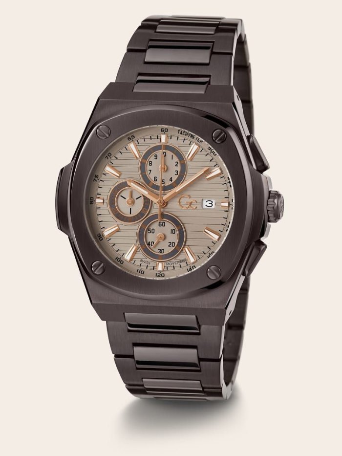 Relojes Guess GC Steel Chronograph Hombre Marrom | SE-063490