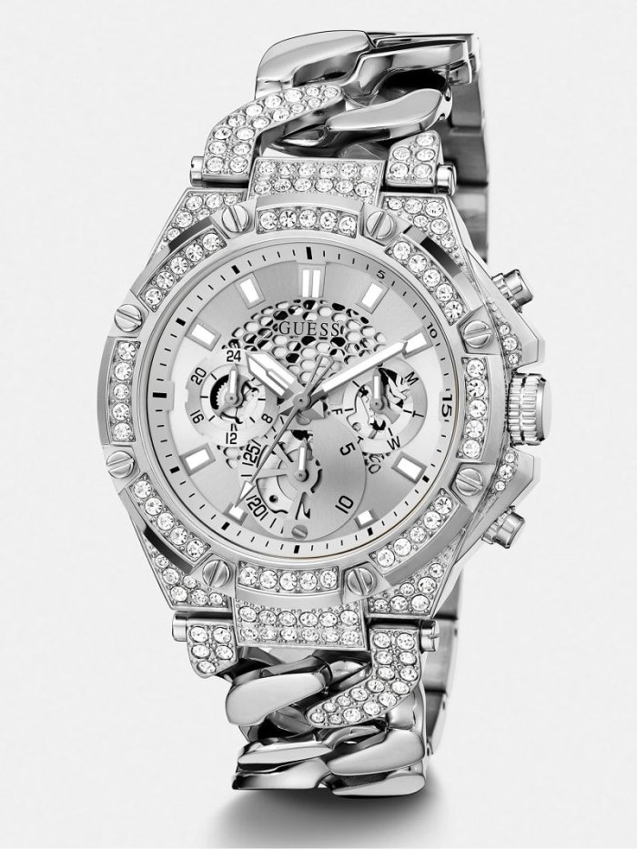 Relojes Guess Multi-function Crystal Hombre Plateados | SE-312902