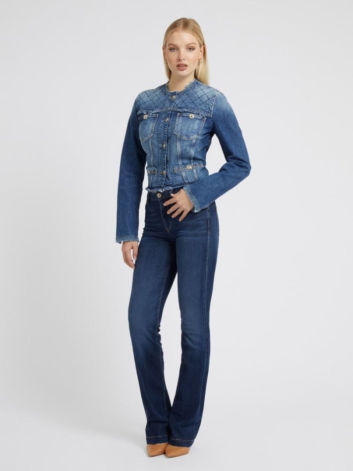 Ropa Guess Bootcut Mujer Azules | SE-602334