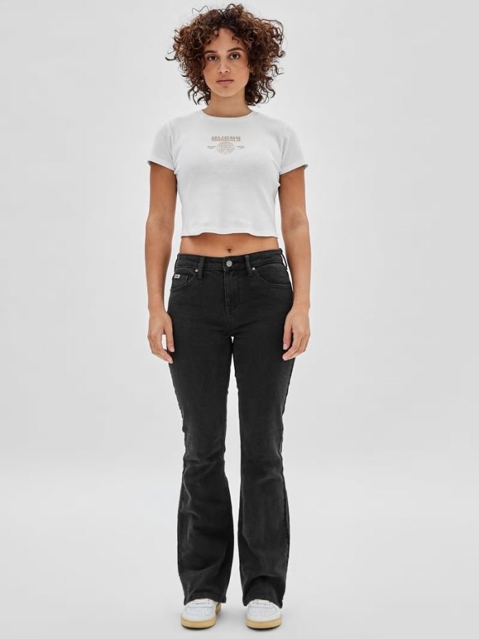 Ropa Guess Bootcut Mujer Negros | SE-998368