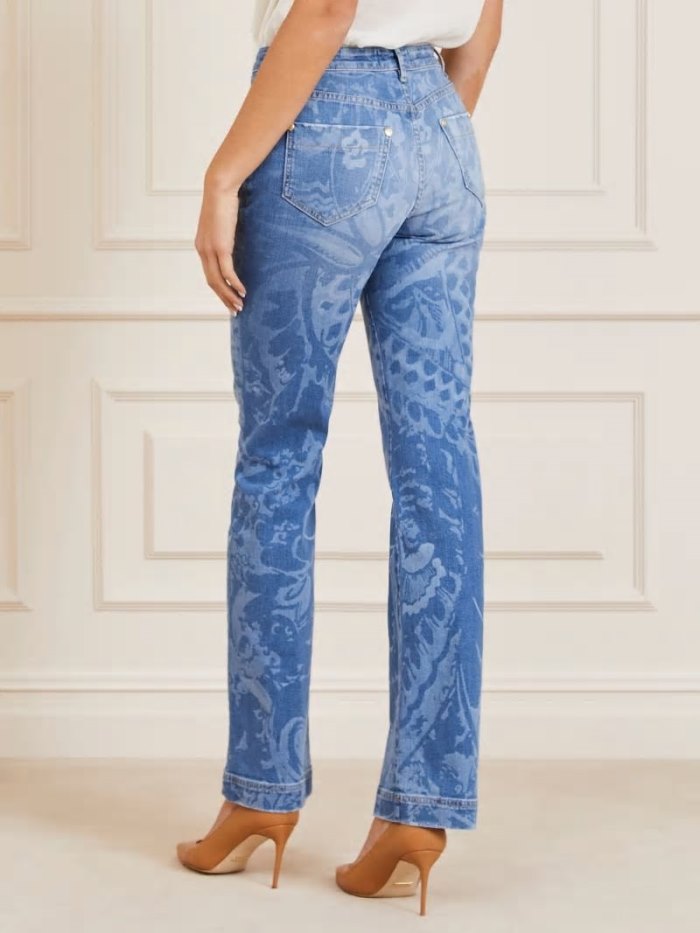 Ropa Guess Marciano Paisley Mujer Azules | SE-502748