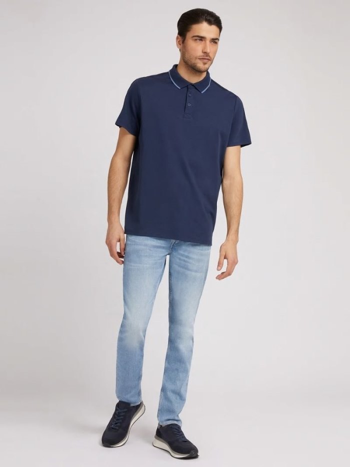 Ropa Guess Skinny Fit Hombre Azules Claro | SE-509793