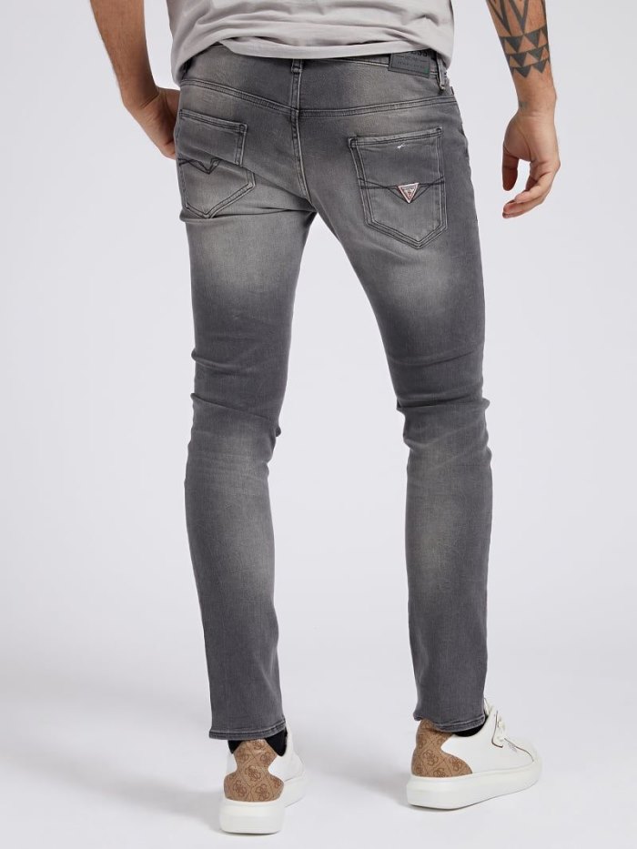 Ropa Guess Skinny Fit Hombre Grises | SE-527028