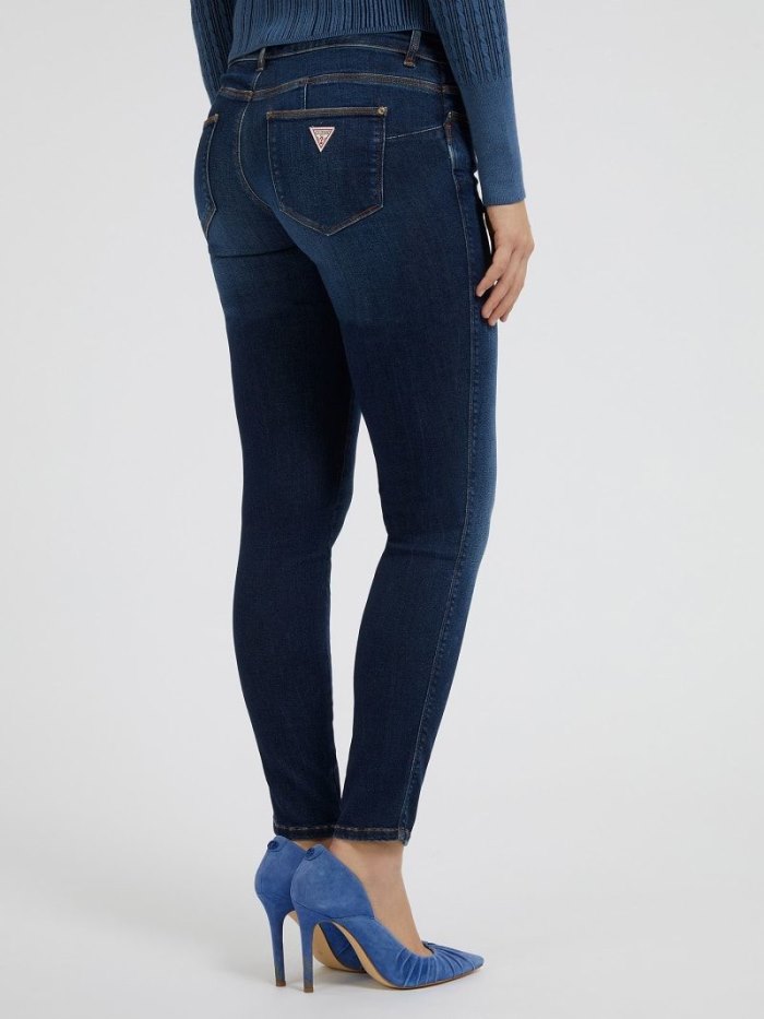 Ropa Guess Skinny Fit Mujer Azules | SE-489921