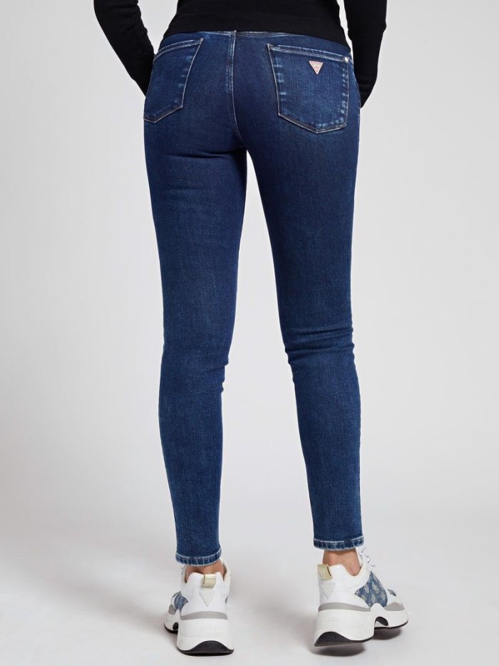 Ropa Guess Skinny Fit Mujer Azules | SE-717182