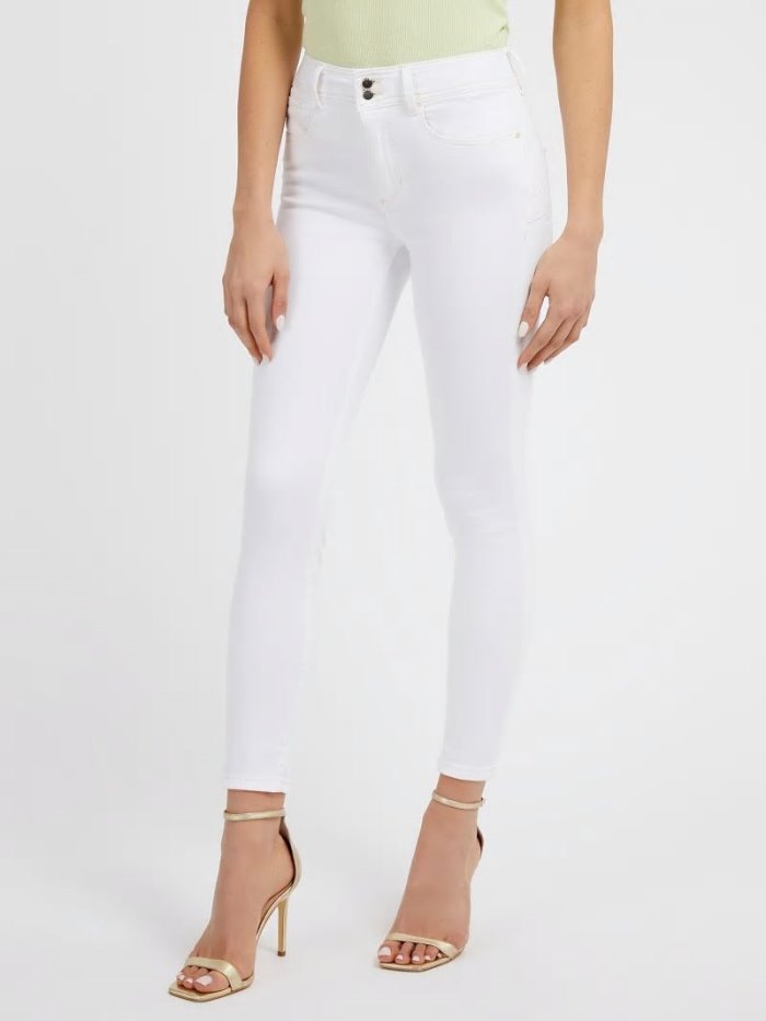 Ropa Guess Skinny Fit Mujer Blancos | SE-181601