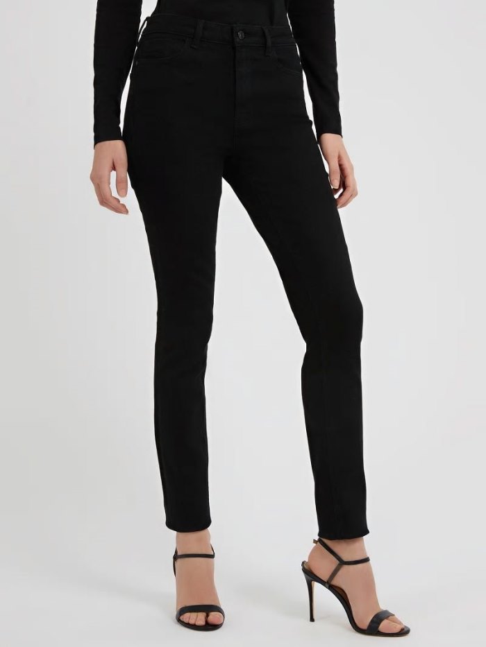 Ropa Guess Skinny Fit Mujer Negros | SE-129871