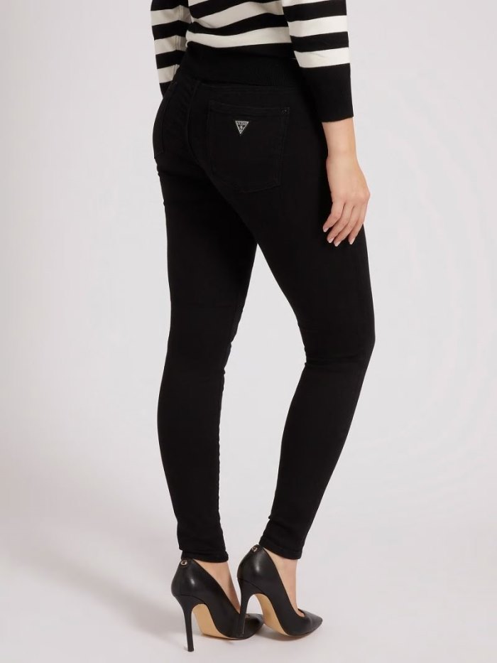 Ropa Guess Skinny Fit Mujer Negros | SE-773467