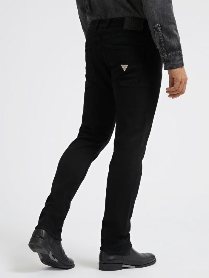 Ropa Guess Slim Fit Hombre Negros | SE-295173