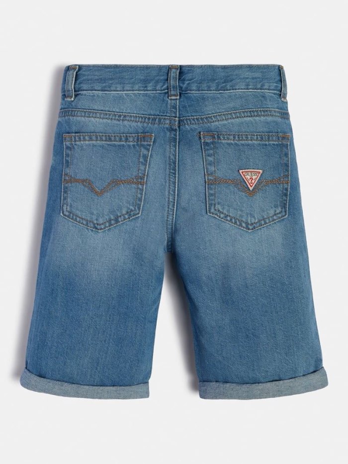 Short Guess Abrasions Niños Azules | SE-165515