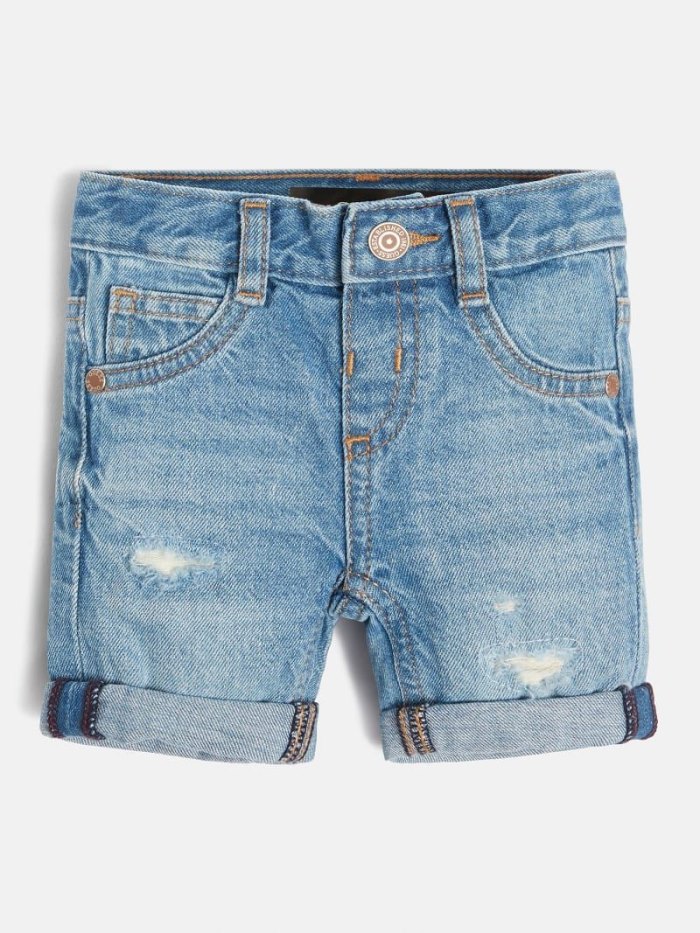 Short Guess Abrasions Niños Azules | SE-653568