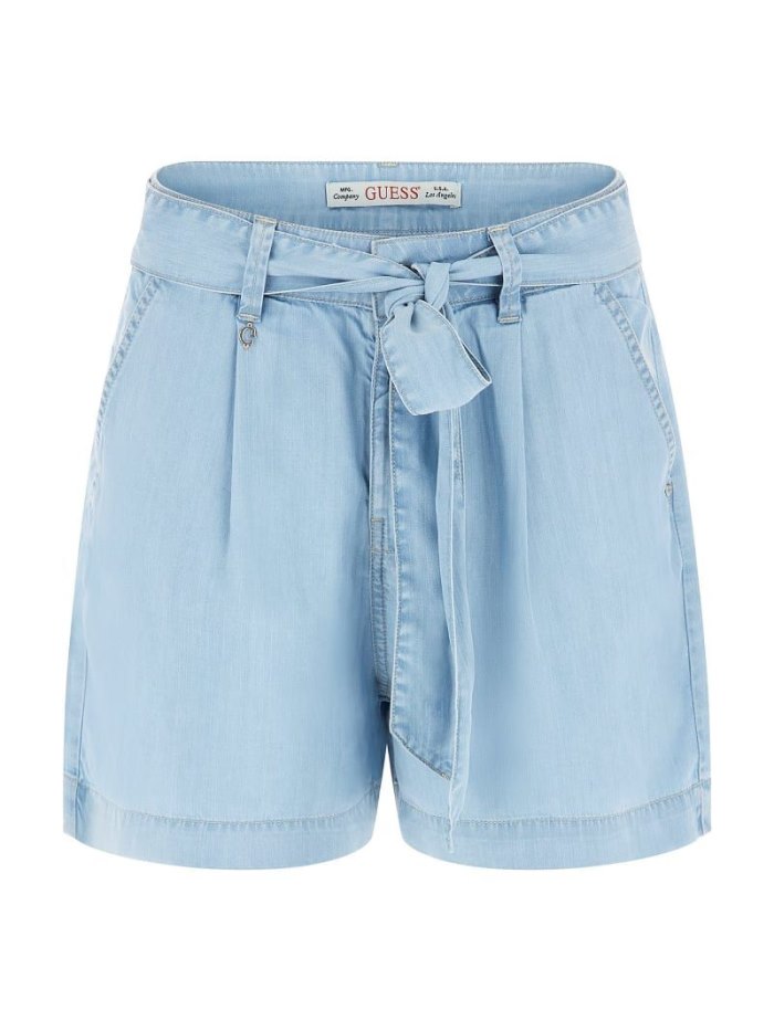 Short Guess Belted Mujer Azules Claro | SE-917541