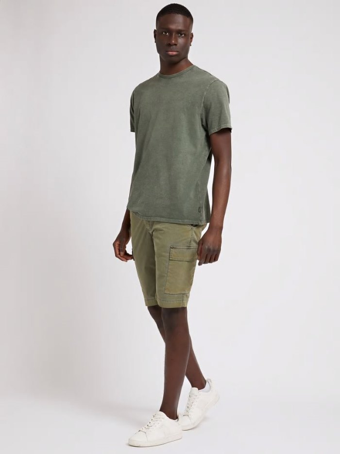 Short Guess Cargo Pockets Hombre Verdes | SE-218317