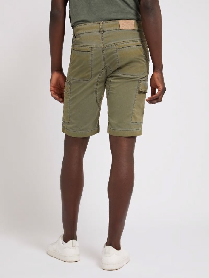 Short Guess Cargo Pockets Hombre Verdes | SE-218317