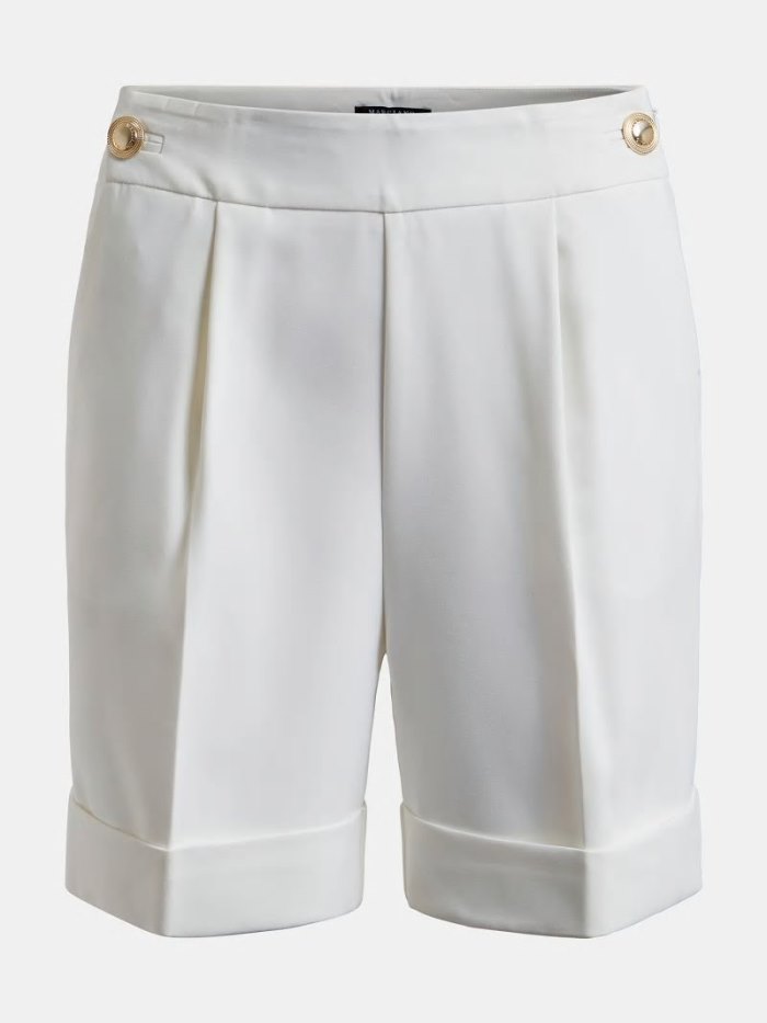 Short Guess Marciano Crepe Mujer Blancos | SE-183244