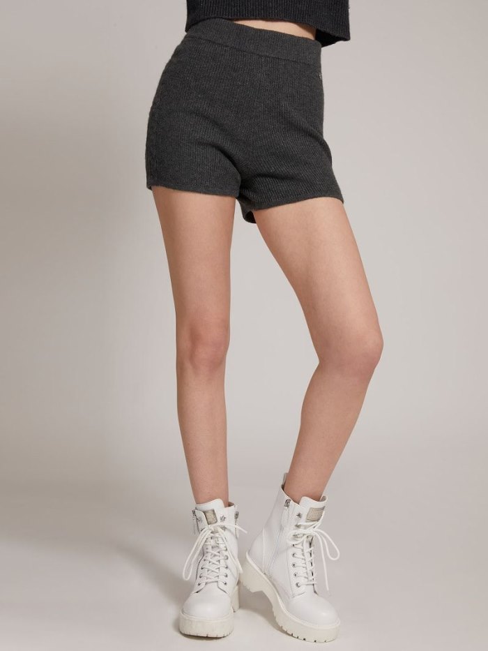 Short Guess Sweater Mujer Grises | SE-782699