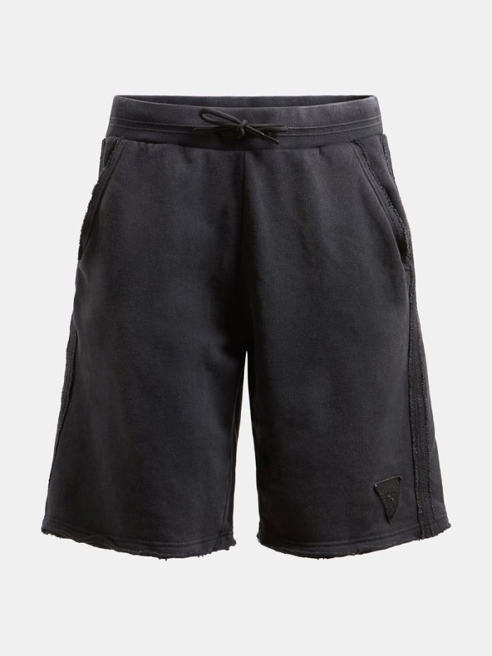 Short Guess Triangle Logo Hombre Negros | SE-909477