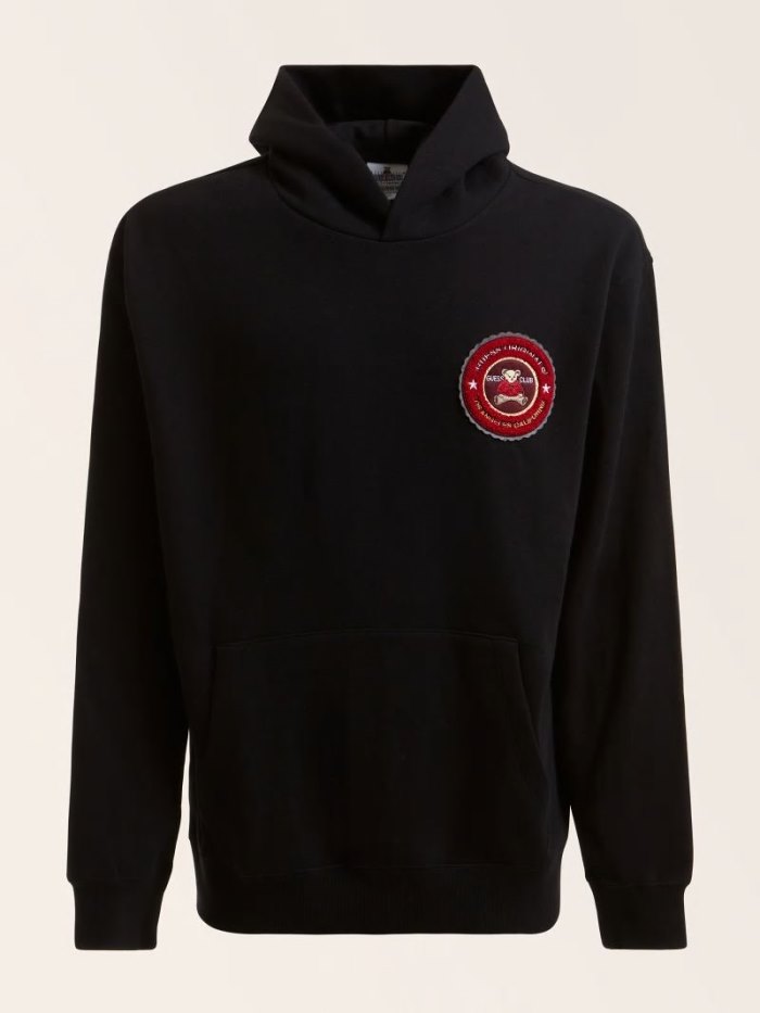 Sudadera con Capucha Guess Hoodie Hombre Negros | SE-140807