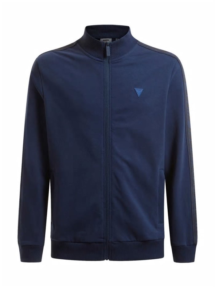 Sudaderas Guess Full Zip Hombre Azules | SE-184496