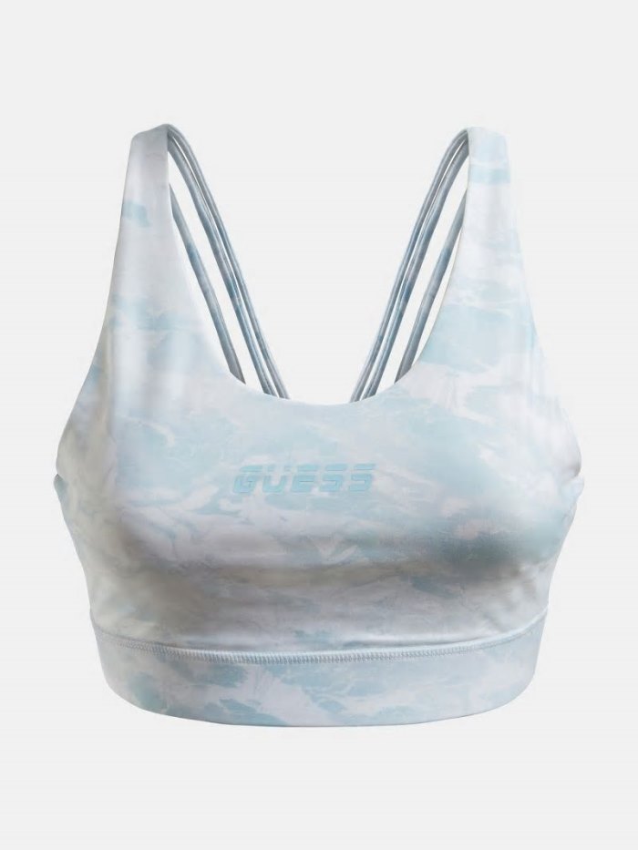 Sujetadores Guess Tie Dye Active Mujer Azules Claro | SE-304568