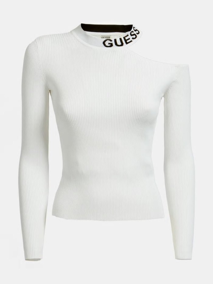 Suéteres Guess Turtle Neck Lace Details Mujer Grises | SE-031146