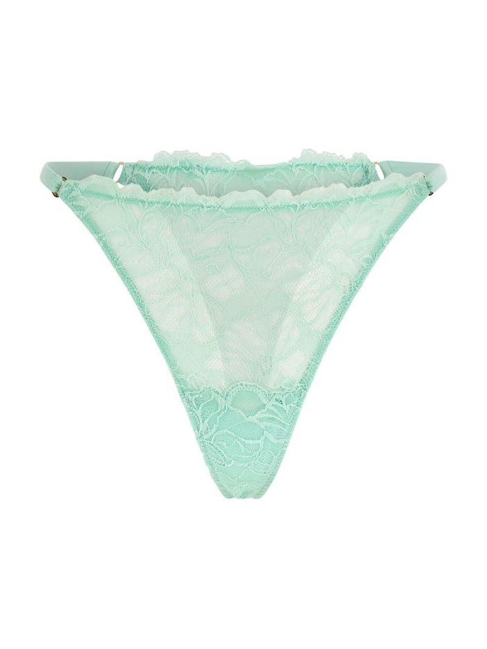 Tanga Guess Lace Mujer Turquesa Claro | SE-535112