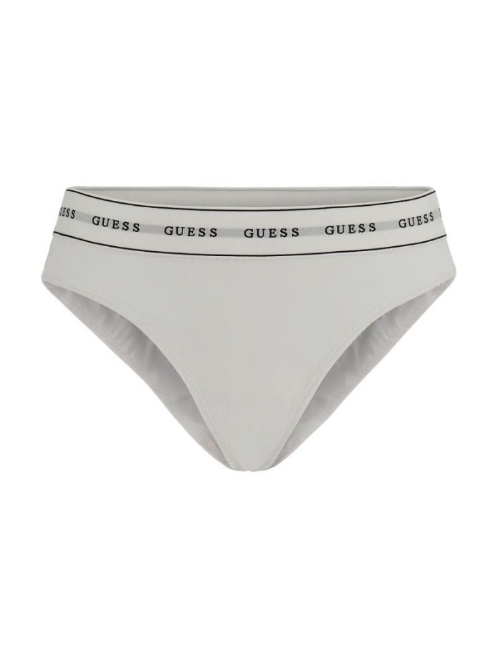 Tanga Guess Logo Band Mujer Blancos | SE-093232