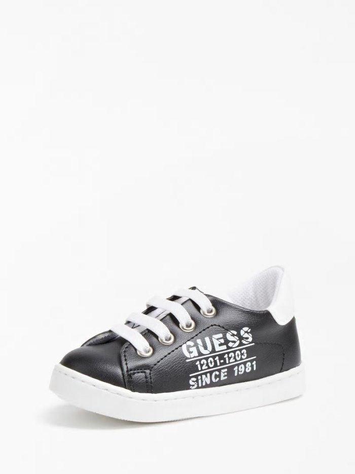 Tenis Guess Andrea Logo Hombre Negros | SE-435148