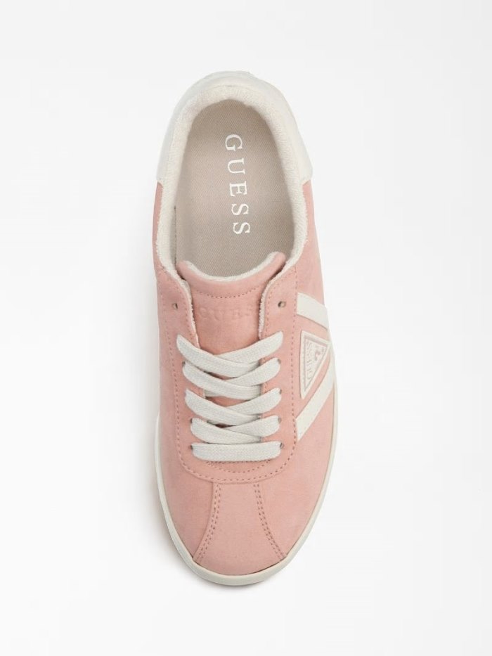 Tenis Guess Daygirl Logo Triangle Mujer Rosas | SE-518400