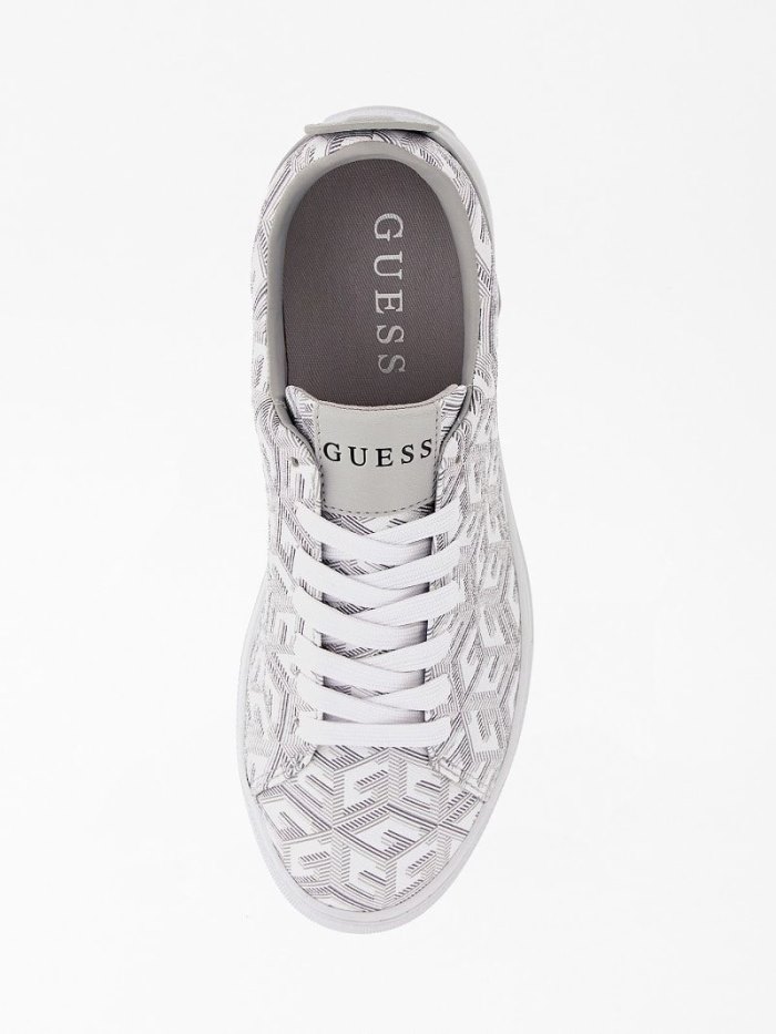 Tenis Guess Giaa G Cube Logo Mujer Blancos | SE-519836