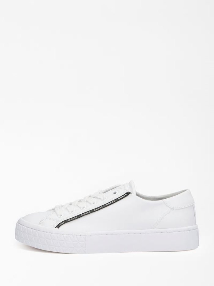 Tenis Guess Pardie Sneaker Logo Lettering Mujer Blancos | SE-203391