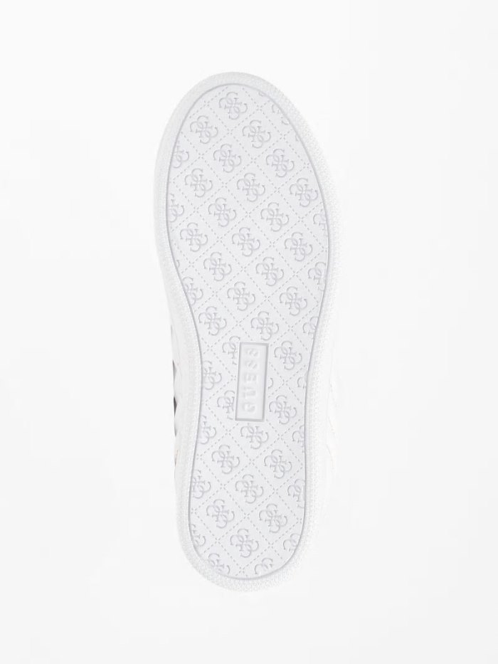 Tenis Guess Reemana Quilted Mujer Blancos | SE-341289