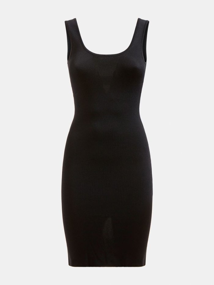 Vestido Guess Bodycon Mujer Negros | SE-470162