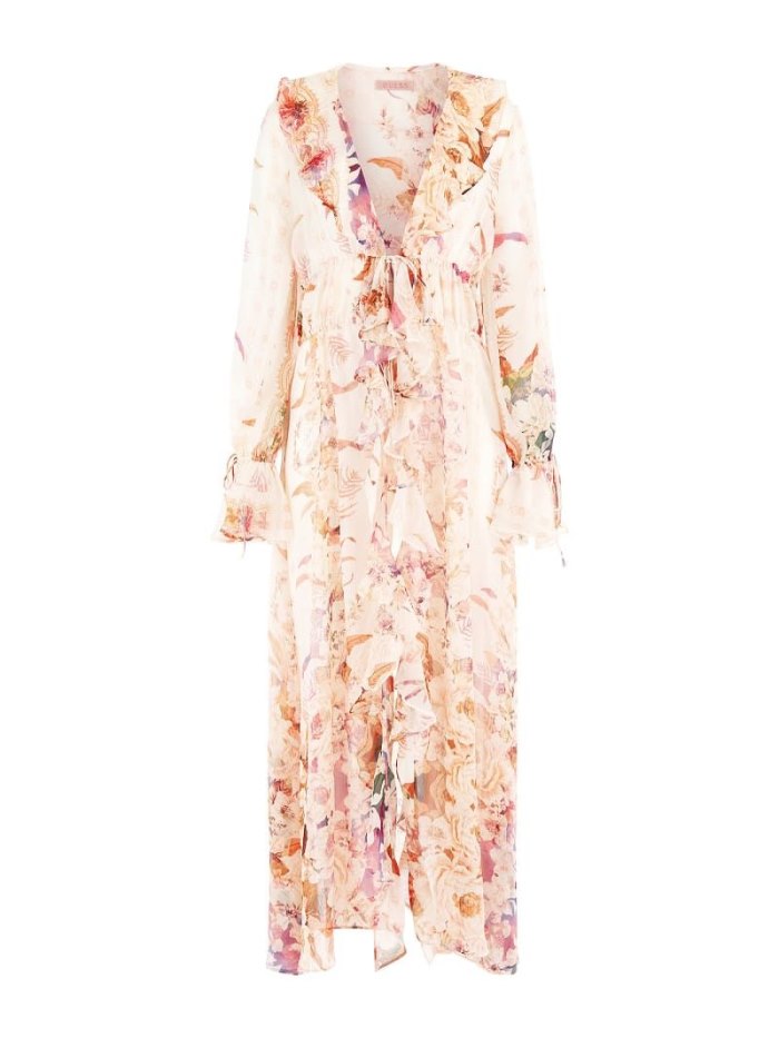 Vestido Guess Floral Duster Mujer Multicolor | SE-851831