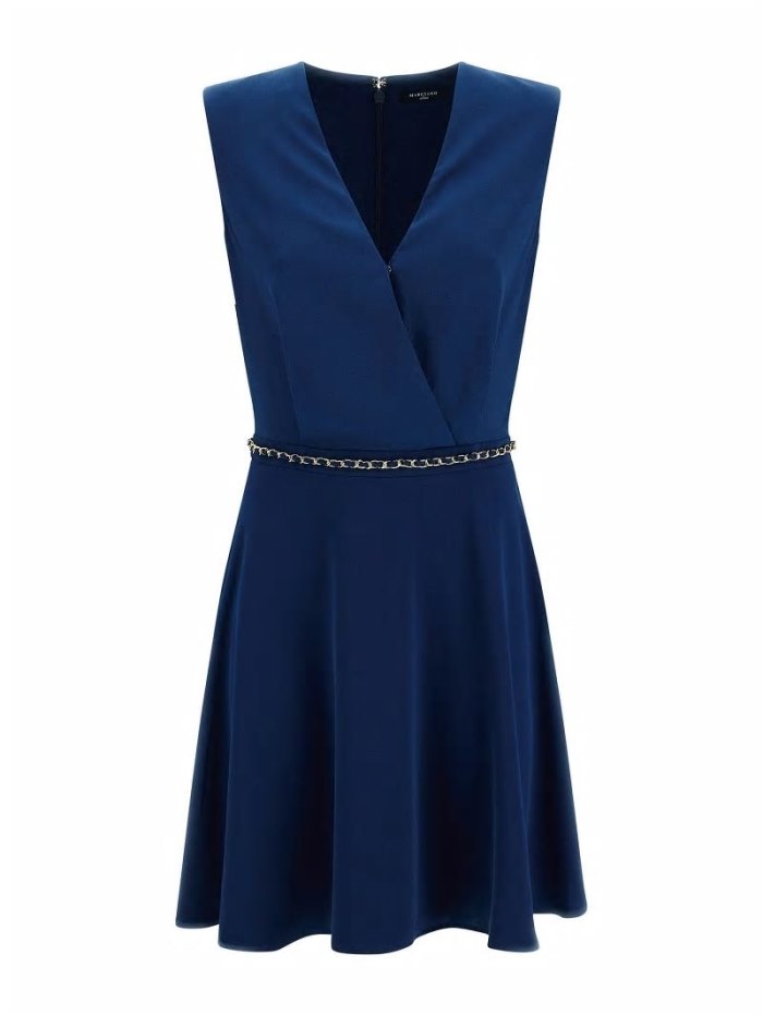 Vestido Guess Marciano Chain Detail Mujer Azules | SE-794295